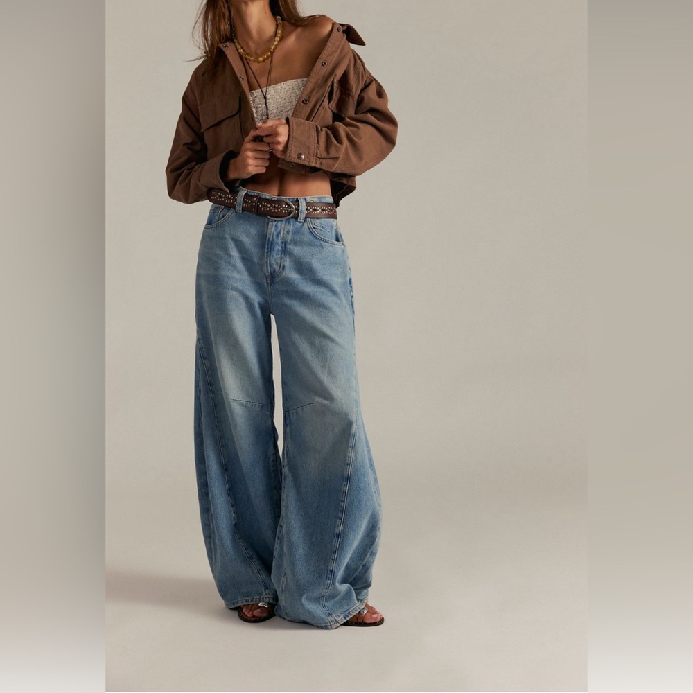 We The Free Light Blue Flare Jeans